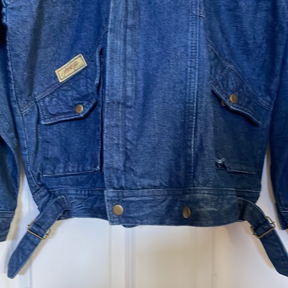 Sz 46 Jeep Fashion jean jacket with zippered removable sleeves - Picture 8 of 12